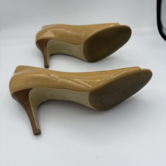 Cole Haan Heels Womens Size 7.5 B Air Lainey Peep Toe Pumps G3 - Picture 10 of 11